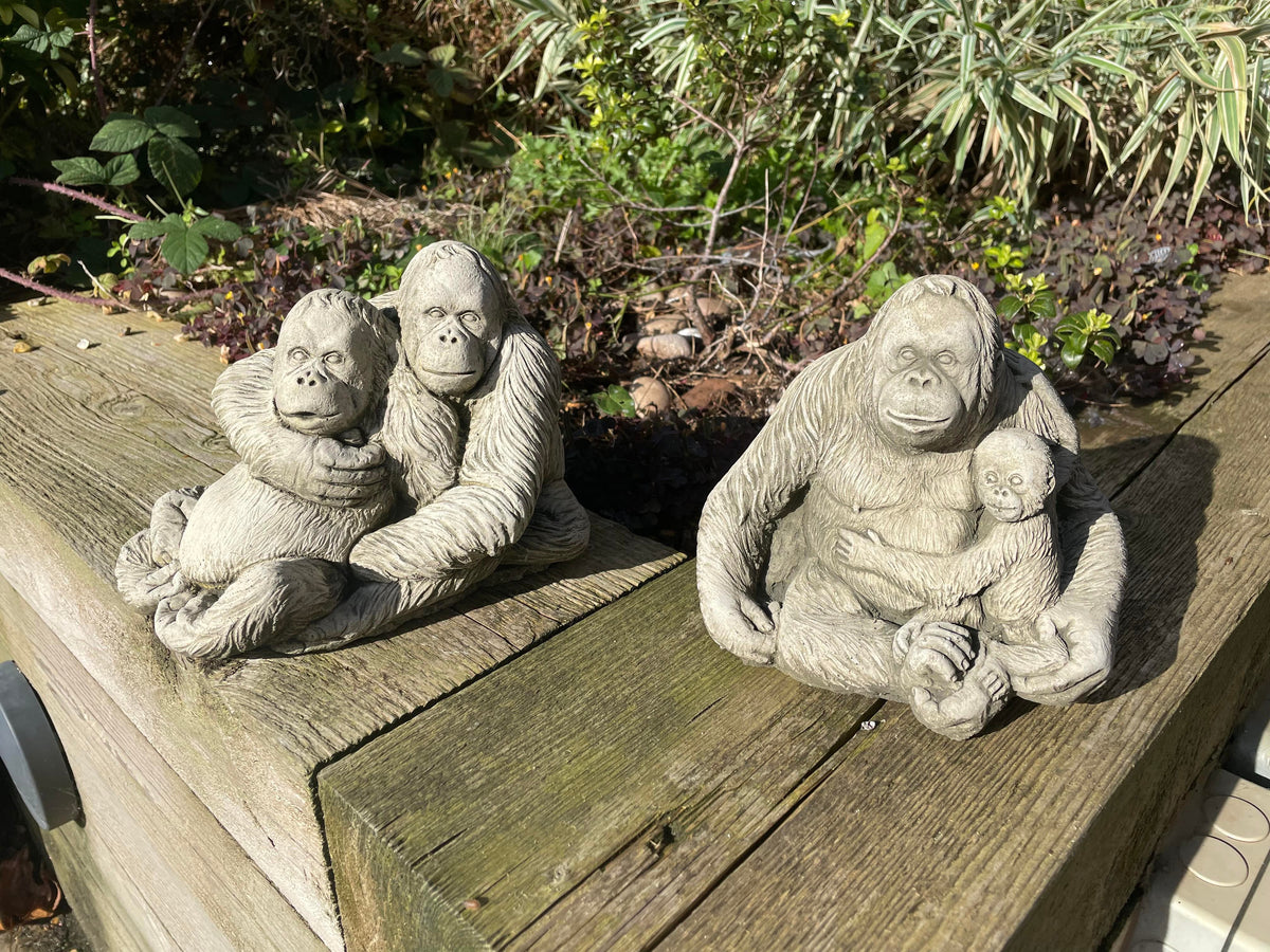 Orangutan Statue Set – Backyard Bliss